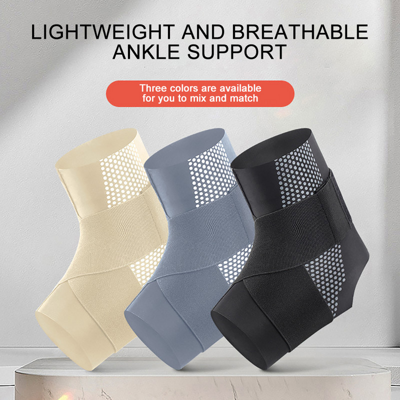 1 db Bokamerevítő lélegző kompressziós bokatámasz kötés Fix kosárlabda futás boka ujj sportsérülések helyreállítása