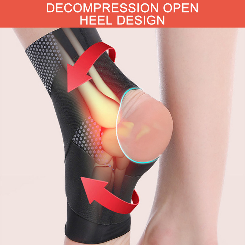 1 db Bokamerevítő lélegző kompressziós bokatámasz kötés Fix kosárlabda futás boka ujj sportsérülések helyreállítása