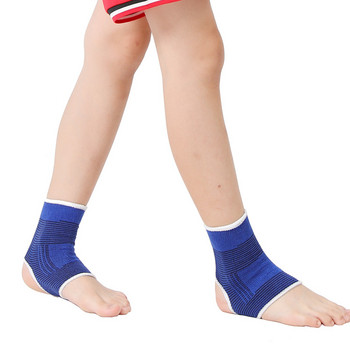 1 чифт Детски компресионни ръкави Поддръжка на свода на стъпалото Деца Ортеза за глезена Плантарен фасциит Чорап за навехнат глезен или спорт