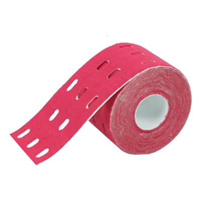 1 rolă de bandă de kinesiologie perforată, elastică, respirabilă, pentru sporturi sportive, susținere pentru genunchi pentru cot, ameliorarea mușchilor, recuperare