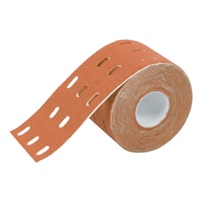 1 rolă de bandă de kinesiologie perforată, elastică, respirabilă, pentru sporturi sportive, susținere pentru genunchi pentru cot, ameliorarea mușchilor, recuperare