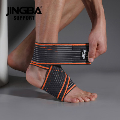 SUPPORT JINGBA 1 BUC Suport gleznă pentru fitness, sport, sală de gimnastică, bandaj presurizat, gleznă, Tobillera Deportiva, livrare picătură