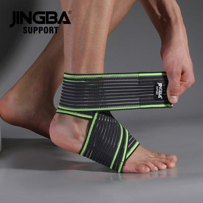 SUPPORT JINGBA 1 BUC Suport gleznă pentru fitness, sport, sală de gimnastică, bandaj presurizat, gleznă, Tobillera Deportiva, livrare picătură
