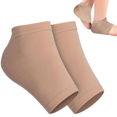2 τμχ 3D ενυδατικές κάλτσες φτέρνας Gel κάλτσες επισκευής φροντίδας ποδιών χωρίς δάχτυλα Αποτρέπουν τις ρωγμές και αφαιρούν τους κάλους Εργαλεία φροντίδας ποδιών στο σπίτι