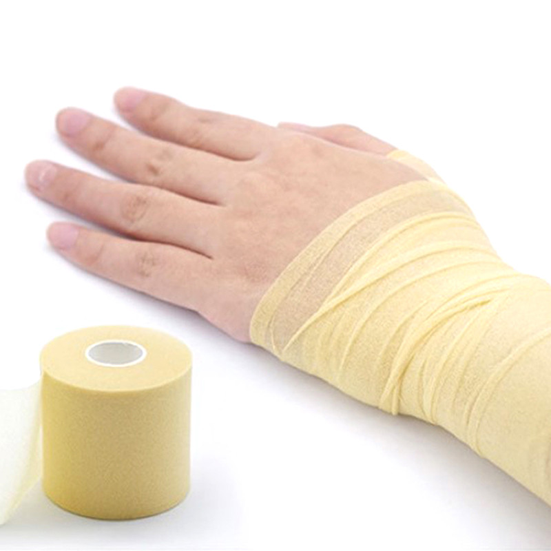 1 tekercs Orvosi Sporthab Pakolás Puha Alsófólia Sport Physio Tape Bandage Testpánt 7cm X 2700cm