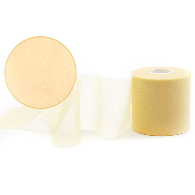 1 tekercs Orvosi Sporthab Pakolás Puha Alsófólia Sport Physio Tape Bandage Testpánt 7cm X 2700cm