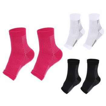 Компресионни чорапи за плантарен фасциит за жени Мъжки чорапи за глезени за облекчаване на плантарен фасциит, опора на свода, болка в петата на крака G99D