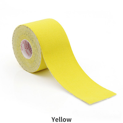 2.5CM*5M Кинезиологична лента Еластична лента за атлетично възстановяване Наколенка Облекчаване на мускулната болка Наколенки Поддръжка за фитнес зала Фитнес превръзка