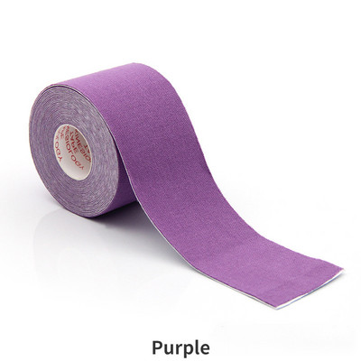 2.5CM*5M Кинезиологична лента Еластична лента за атлетично възстановяване Наколенка Облекчаване на мускулната болка Наколенки Поддръжка за фитнес зала Фитнес превръзка