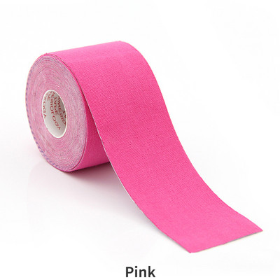 2.5CM*5M Кинезиологична лента Еластична лента за атлетично възстановяване Наколенка Облекчаване на мускулната болка Наколенки Поддръжка за фитнес зала Фитнес превръзка