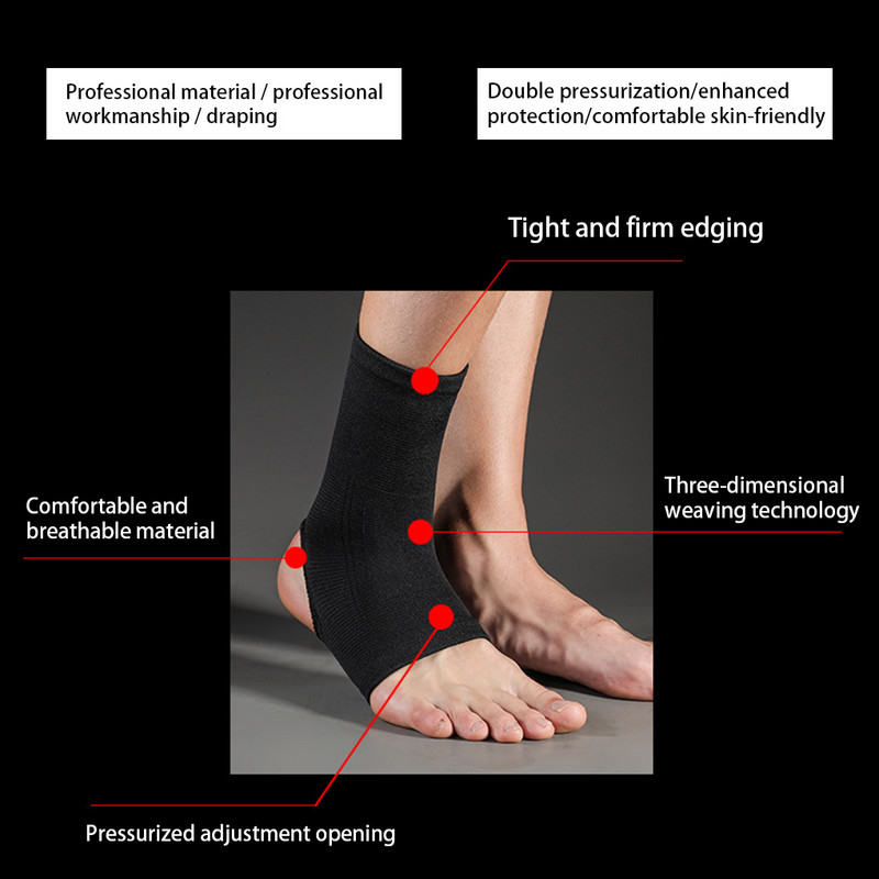 Täiskasvanute pahkluude trakside elastne hingav korvpall jalgpall golf golf jooks kulturism kaitsev tugikaitse