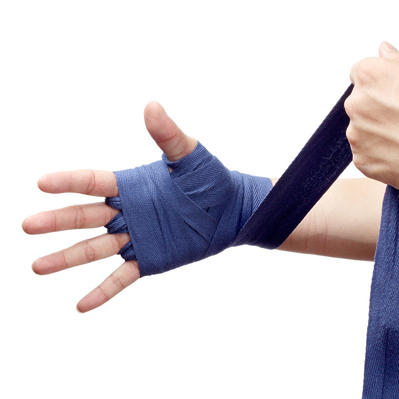 Mănuși de box din bumbac, curele pentru încheietura mâinii, sanda, centură manuală de luptă, protecție pentru box Muay Thai, gărzi Taekwondo, bandaj de antrenament 3m