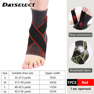 1 bucăți gleznă șosete sportive pentru picior, mânecă de sprijin pentru compresie, elastică, respirabilă, pentru recuperarea rănilor, dureri articulare, suport pentru gleznă