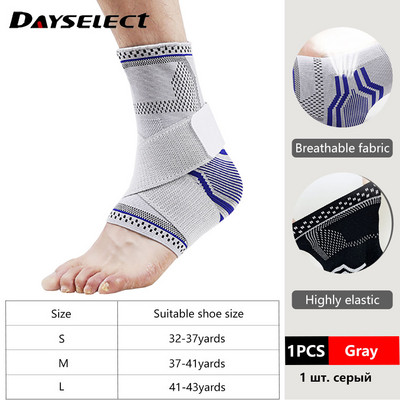 1 bucăți gleznă șosete sportive pentru picior, mânecă de sprijin pentru compresie, elastică, respirabilă, pentru recuperarea rănilor, dureri articulare, suport pentru gleznă