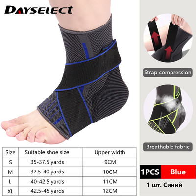1 bucăți gleznă șosete sportive pentru picior, mânecă de sprijin pentru compresie, elastică, respirabilă, pentru recuperarea rănilor, dureri articulare, suport pentru gleznă
