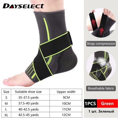 1 bucăți gleznă șosete sportive pentru picior, mânecă de sprijin pentru compresie, elastică, respirabilă, pentru recuperarea rănilor, dureri articulare, suport pentru gleznă