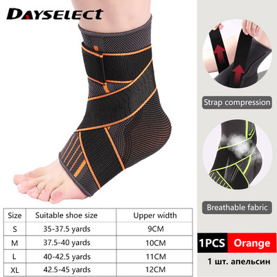 1 bucăți gleznă șosete sportive pentru picior, mânecă de sprijin pentru compresie, elastică, respirabilă, pentru recuperarea rănilor, dureri articulare, suport pentru gleznă