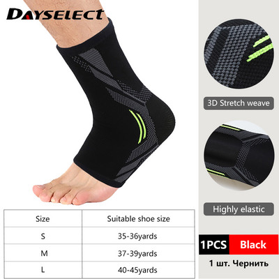 1 bucăți gleznă șosete sportive pentru picior, mânecă de sprijin pentru compresie, elastică, respirabilă, pentru recuperarea rănilor, dureri articulare, suport pentru gleznă