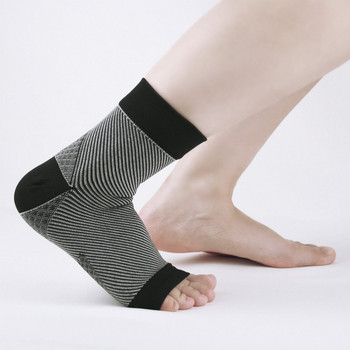 1 чифт компресионни чорапи за поддръжка на глезена против умора, ръкав за глезена, баскетбол, спорт, бягане, футбол, колоездене, предпазна скоба за крака