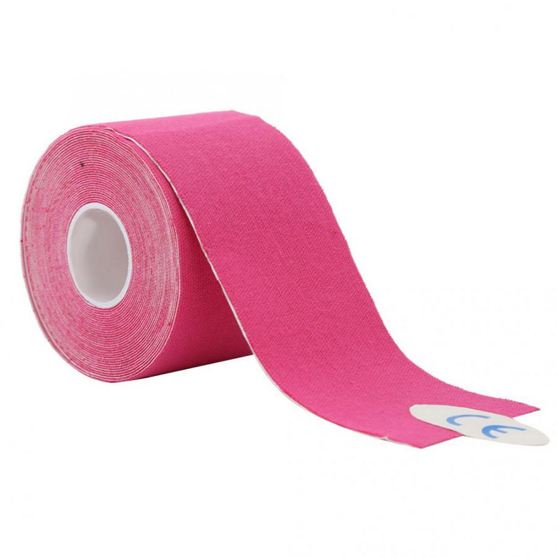 5cm*5m Sportska traka za mišiće Pamučna istegnuća Ozljeda Traka za mišiće Traka za vezivanje Elastična ljepljiva sportska traka Sigurnosna oprema