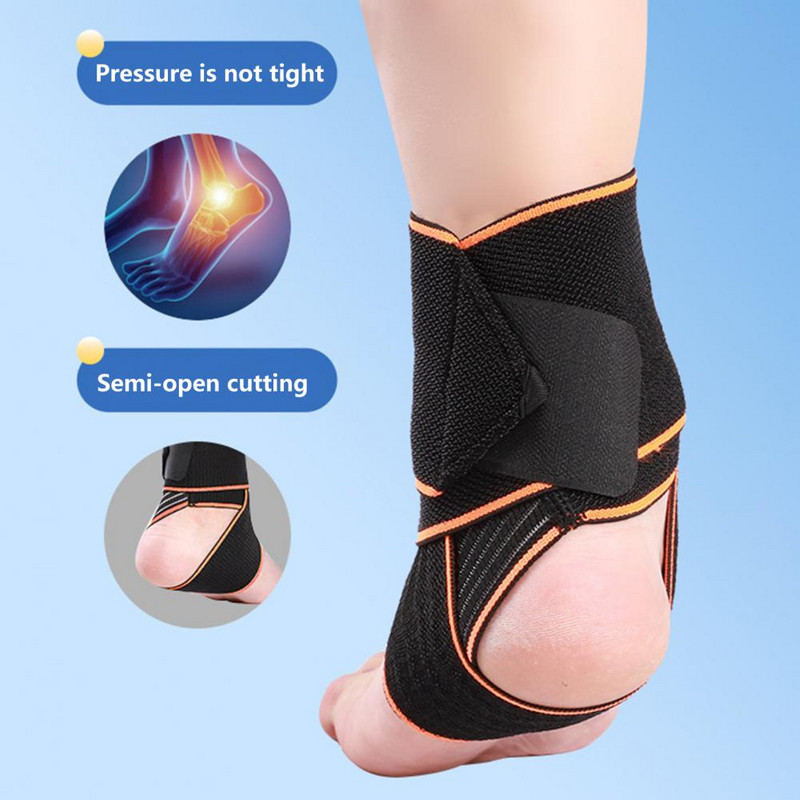 1 buc. gleznă Bandaj elastic anti-alunecare Suport pentru gleznă de fotbal Curea elastică din nailon Curea de protecție pentru glezna pentru sporturi de fitness