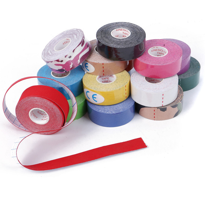 1 tk Eellõigatud/lõikamata kinesioloogiline teip rinnateip Lihaste valu leevendav kehaline hingav veekindel sporditerapeutiline kleeplint