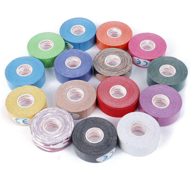 1 tk Eellõigatud/lõikamata kinesioloogiline teip rinnateip Lihaste valu leevendav kehaline hingav veekindel sporditerapeutiline kleeplint