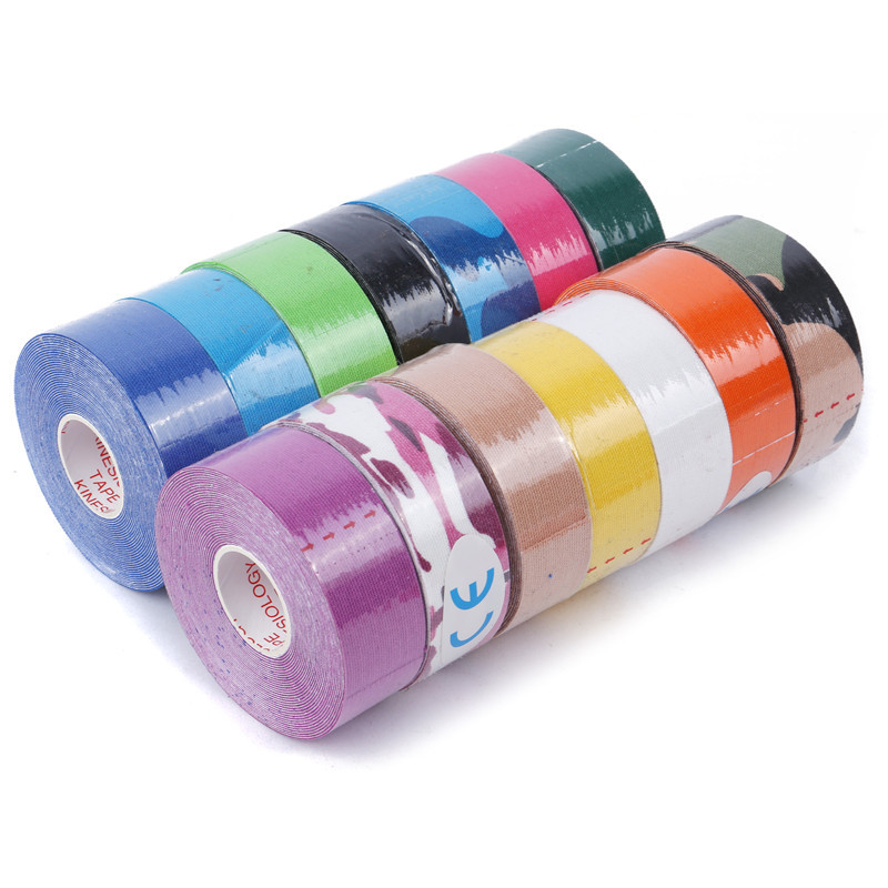 1 tk Eellõigatud/lõikamata kinesioloogiline teip rinnateip Lihaste valu leevendav kehaline hingav veekindel sporditerapeutiline kleeplint