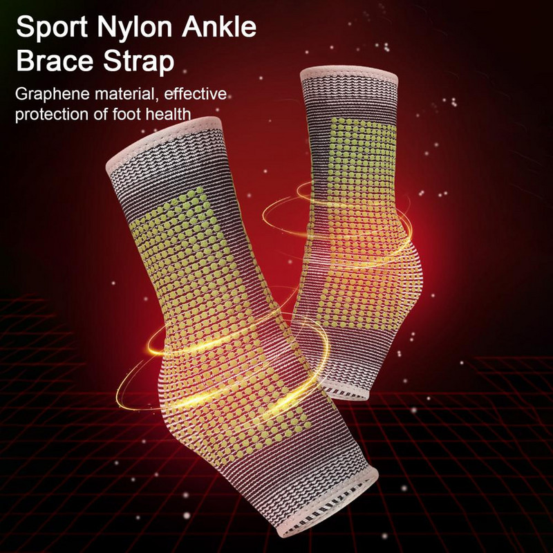 1 paar hüppeliigest libisemiskindel, hingav ergonoomika, 3D kudumine pahkluu toetav grafeen isesoojenev pahkluu kaitse sporditarvikud