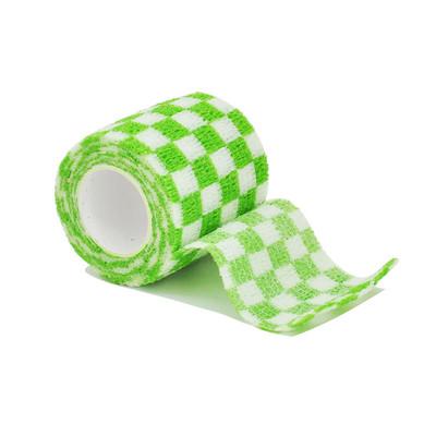 1/6/10 tk Rohelise võrguga trükitud meditsiiniline isekleepuv elastne side 4,5 m sporditeip sõrmeliigese põlve jaoks