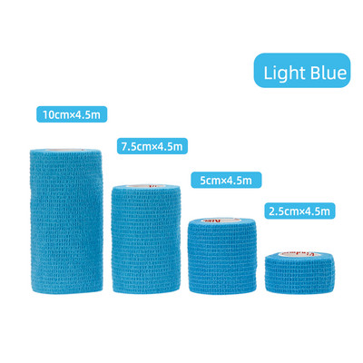 Kindmax Világoskék nem szőtt sportkötések Rugalmas öntapadó kötszerek lábfejhez ujj boka karhoz