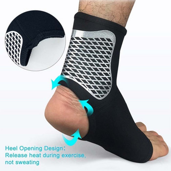 1Pc Protect Foot Heel Guard Band Running Basketball Fitness Αθλητικό στήριγμα αστράγαλο Πόδι μανίκι στήριξη αστραγάλου Κάλτσες συμπίεσης