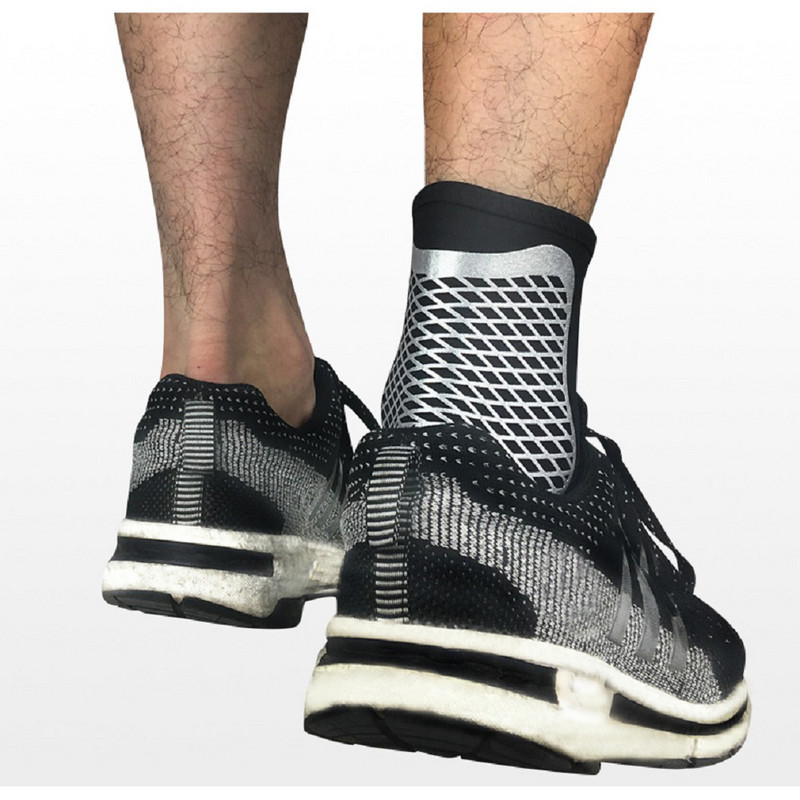 1tk Protect Foot Heel Guard Rihm Jooksmine Korvpall Fitness Sport Hüppeliigese tugi Jalavarrukas pahkluu Toestav Kompressioonsokid