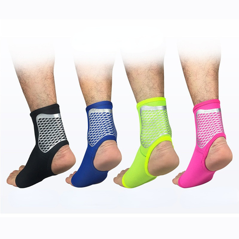 1 piesa Protectie de compresie pentru glezna Fotbal Suport pentru glezna Baschet Suport pentru glezna Protectie pentru sport in aer liber Sala de sport