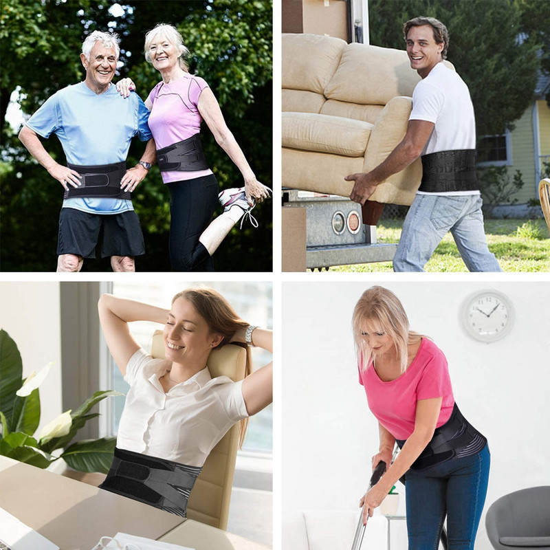 Topelttõmmatav nimme tugivöö vöökoha ortopeediline korsett meestele naistele lülisamba dekompressioon taljetrenažöör seljavalu leevendamine