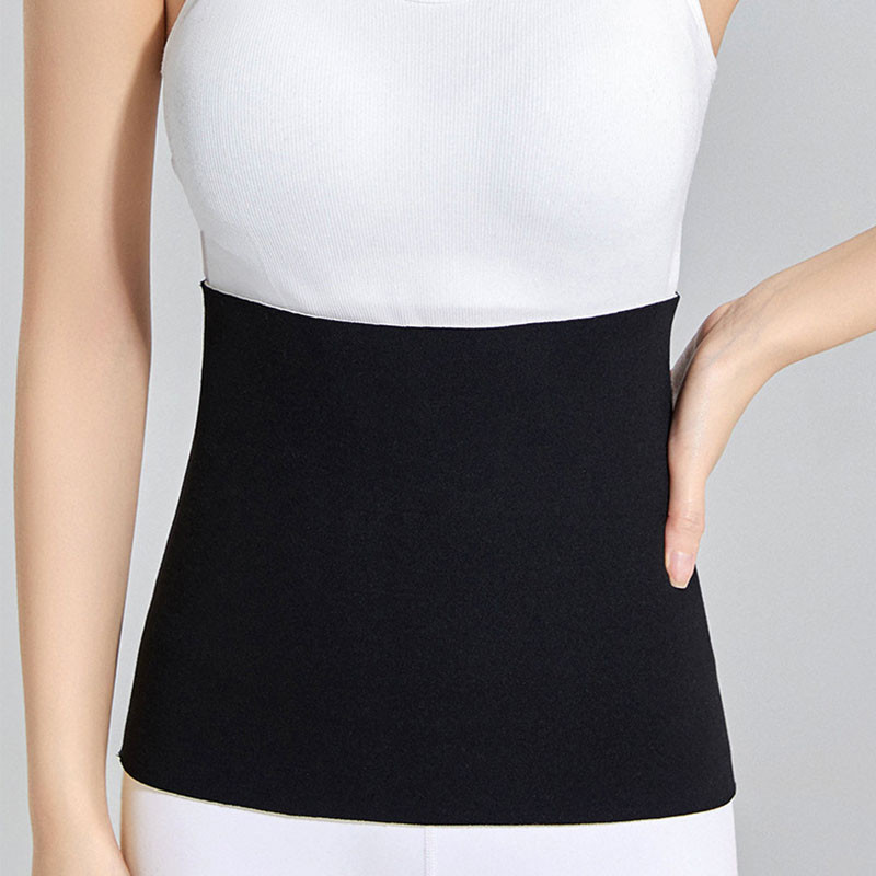 1 tk talvine vöösoojendaja sametfliisist vöö paks soe kootud kõhukinnisus meeste naiste elastne vöökoha kaitse