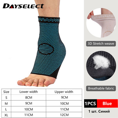 1 τμχ Αθλητικό στήριγμα αστραγάλου Συμπιεστικό μανίκι ελαστικό αναπνεύσιμο για αποκατάσταση τραυματισμών Καλάθι πόνου στις αρθρώσεις Αθλητικές κάλτσες ποδιών
