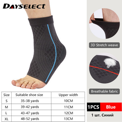 1 τμχ Αθλητικό στήριγμα αστραγάλου Συμπιεστικό μανίκι ελαστικό αναπνεύσιμο για αποκατάσταση τραυματισμών Καλάθι πόνου στις αρθρώσεις Αθλητικές κάλτσες ποδιών