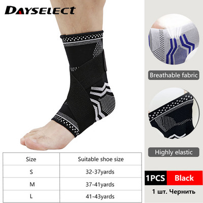 1 τμχ Αθλητικό στήριγμα αστραγάλου Συμπιεστικό μανίκι ελαστικό αναπνεύσιμο για αποκατάσταση τραυματισμών Καλάθι πόνου στις αρθρώσεις Αθλητικές κάλτσες ποδιών