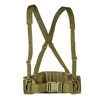 Military Molle Belt Tactical Army Special 1000D Nylon Waist Belt Men Airsoft Combat Suspender Ρυθμιζόμενη υποστήριξη κυνηγιού μέσης