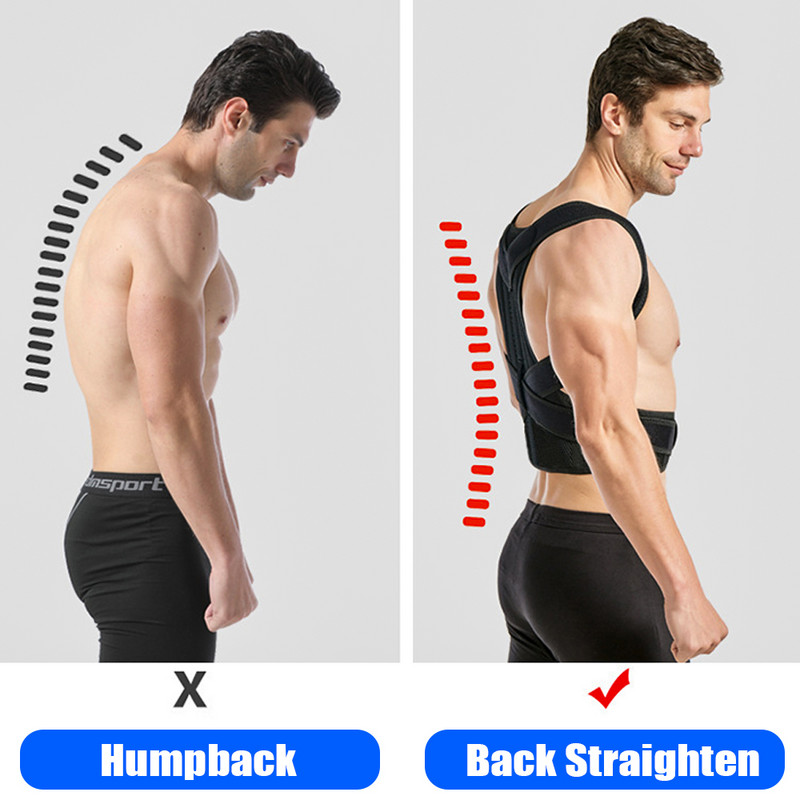 Reguleeritav täielikult selga kehahoiaku korrigeerija õlgade rangluu vöötoe sirgendaja, lapsed täiskasvanud, lõõgastav ja küürumine
