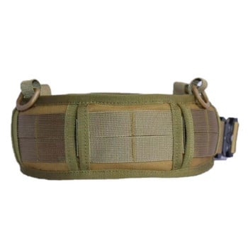 Military Tactical Belt Men Battle Belt Airsoft Army Combat Outdoor CS Hunting Paintball Paintball Painded Waist Belt Set Ρυθμιζόμενο