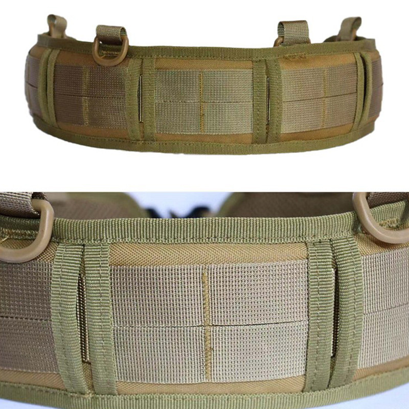 Sõjaväe taktikaline vöö meeste lahingurihm Airsoft armee võitlus välitingimustes CS jahindus paintball, polsterdatud vöörihma komplekt, reguleeritav