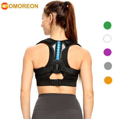 Коректор на стойката за мъже и жени - регулируема горна част на гърба за ключицата за поддържане на врата, гърба и раменете, универсално прилягане