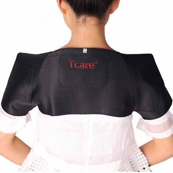 Турмалинова самонагряваща се подложка за рамо Магнитна терапия Нагревателен колан за шията и гърба за мъже, жени Облекчаване на болката при артрит Здраве
