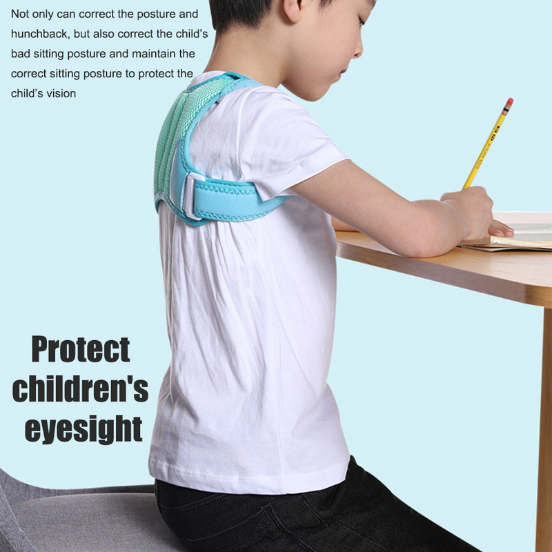 Vaikų nugaros laikysenos korektorius Ortopedinis korsetas pečių juosmens juosmens atramos korekcija vaikams paaugliams ištiesinti viršutinį diržą