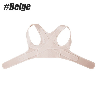 Moterų laikysenos korektorius vyrams reguliuojamas viršutinės nugaros įtvaras raktikaulio atramos skausmą malšinantis kaklo pečių tiesintuvas Slouch treniruoklis