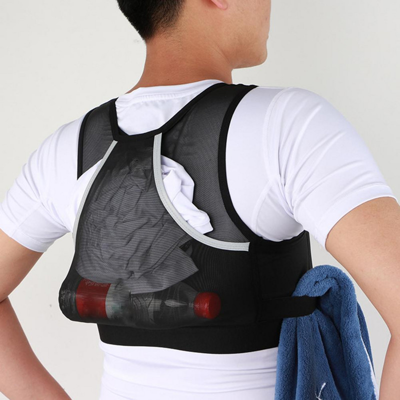 MarathonVest kott ülihea hingavusega, suure mahutavusega helkur, meeste naiste ülikerge jooksuvest, rinnakorv jope