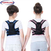 Reguliuojamas vaikų laikysenos koregatorius nugaros atraminis diržas vaikams Ortopedinis korsetas vaikams Stuburo Nugaros Juosmens pečių petnešos sveikata