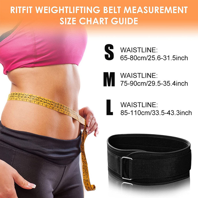Curea de ridicare de greutăți pentru fitness, susținere pentru spate în talie reglabilă pentru haltere, powerlifting, antrenament de forță, ghemuit sau deadlift